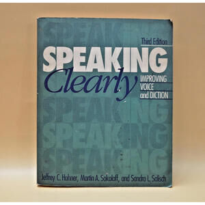 Speaking Clearly : Improving Voice and Diction by Sandra L. Salisch, Martin...💎